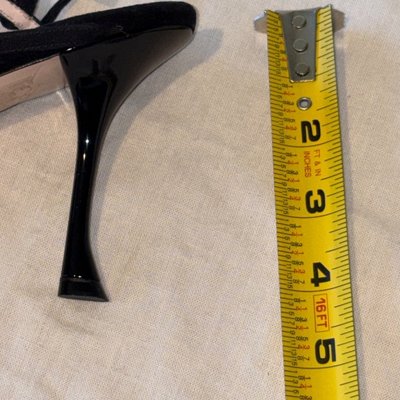 Roger Vivier | "I Love Vivier" Bow Accent Black Suede Mules | Wmns Sz 42 EU - Picture 7 of 10